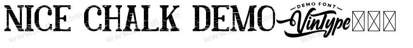 Nice Chalk Demo字体转换